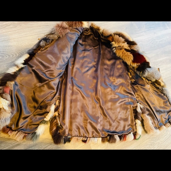 Neiman Marcus custom-made fox fur vest XL large like new very heavy fox fur - Picture 7 of 12